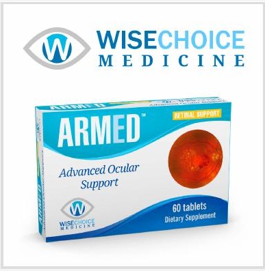 Wise Choice Medicine ARMED advanced ocular support packaging